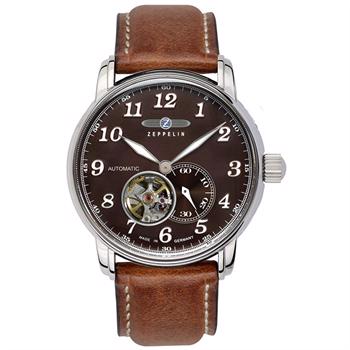 Zeppelin LZ127 Graf Zeppelin Rustfri stål Cal. 82S5 Herre ur, model 7666-4